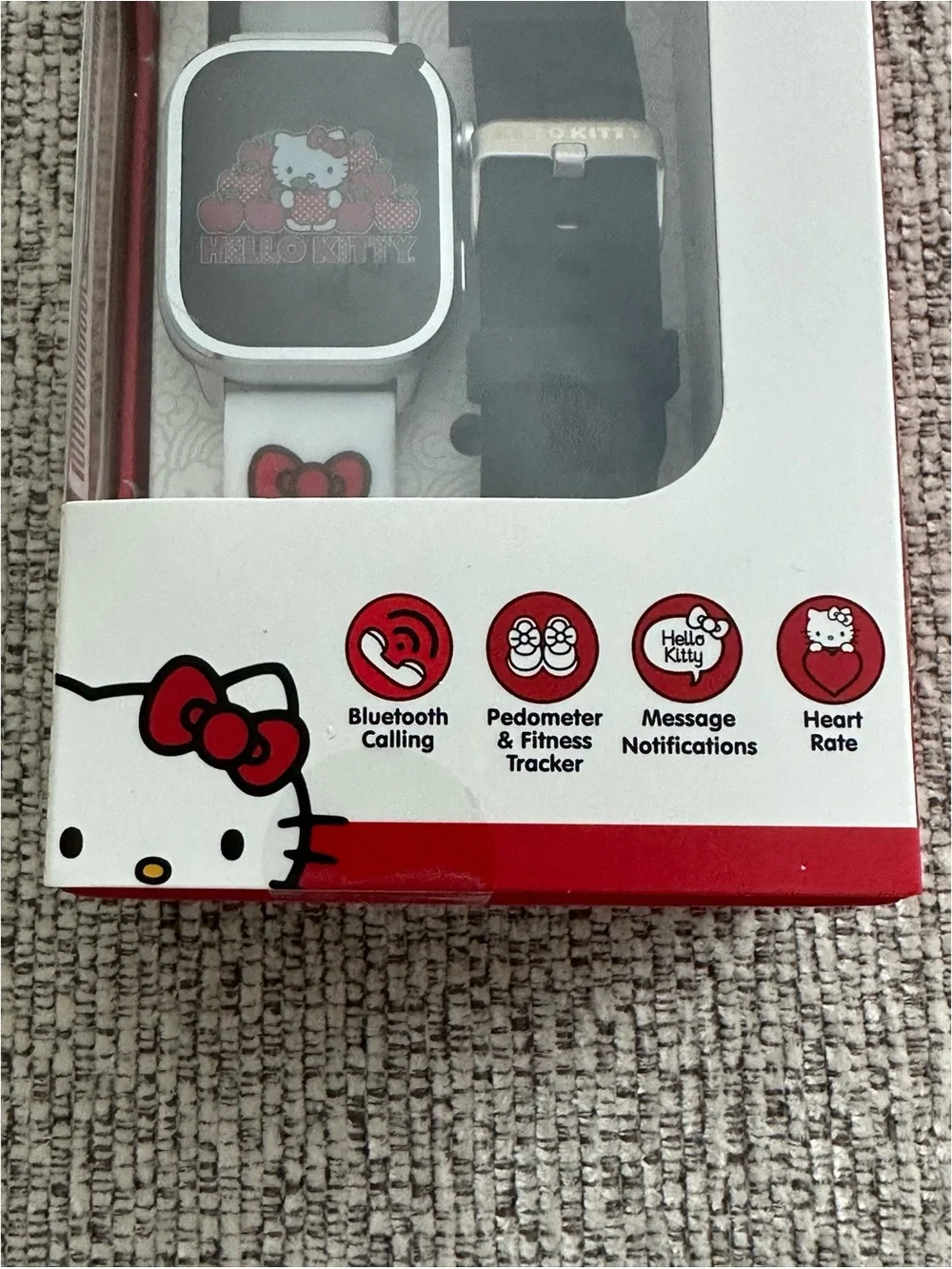 BRAND NEW Hello Kitty Bluetooth Smartwatch with Bonus Interchangeable Strap